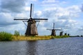 Dutch mills in Kinderdijk, South Holland