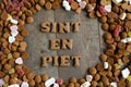 Dutch mixed candy and pepernoten eaten during Sinterklaas feast Royalty Free Stock Photo