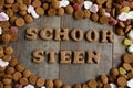Dutch mixed candy and pepernoten eaten during Sinterklaas feast Royalty Free Stock Photo