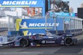 Dutch motor racing driver and round 13 race winner Robin Frijns of Envision Virgin Racing Team driving his Formula E car 4