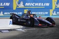 Dutch motor racing driver and round 13 race winner Robin Frijns of Envision Virgin Racing Team driving his Formula E car 4