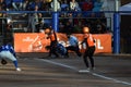 Dutch National women softballteam in action