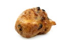 Dutch oliebol baked with currents