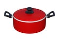 Dutch Oven on White Royalty Free Stock Photo