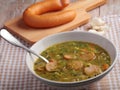 Dutch pea soup snert Royalty Free Stock Photo