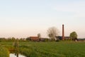 Dutch pumping station Royalty Free Stock Photo