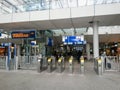 Dutch railway station entrance