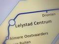 Dutch Railway Station Lelystad Centrum