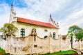 View on Dutch reformed church in Galle Fort, Sri Lanka Royalty Free Stock Photo