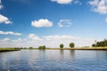 Dutch river the Eem Royalty Free Stock Photo