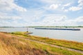 River landscape seen from the top of a Royalty Free Stock Photo