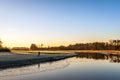 Dutch river Mark early in the morning Royalty Free Stock Photo