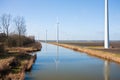 Dutch rural landscape with windturbines