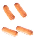Dutch sausage breadroll Royalty Free Stock Photo
