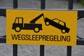 Dutch Sign Towing Arangement