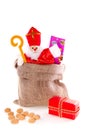 Dutch Sinterklaas with gifts and candy