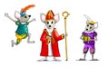 Dutch Sinterklaas and Petes Royalty Free Stock Photo