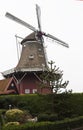 Dutch smock mill The Hope in Dokkum, Friesland