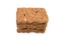 Dutch speculaas biscuit cake Royalty Free Stock Photo