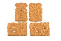 Dutch speculaas biscuit cake Royalty Free Stock Photo