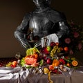 Dutch Still Life, With A Knight In Armor