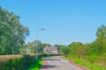 Dutch street in village ooij netherlands