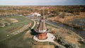 Dutch style mini Windmill at Windmill Island gardens in Holland, Michigan Royalty Free Stock Photo