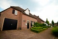 Dutch suburban house Royalty Free Stock Photo