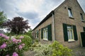 Dutch suburban house Royalty Free Stock Photo