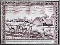 Dutch tile from the 16th to the 18th century Royalty Free Stock Photo