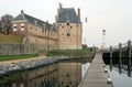 Dutch tower and stepped gable