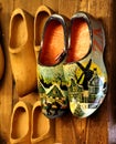 Dutch traditional shoes - clogs Royalty Free Stock Photo