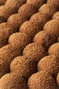Dutch traditional snack bitterballen full frame Royalty Free Stock Photo