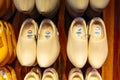 Dutch traditional wooden shoes or clogs Royalty Free Stock Photo