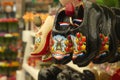 Dutch traditional wooden shoes Royalty Free Stock Photo