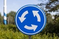 Dutch traffic sign at the side of a road