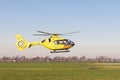 Dutch trauma helicopter at Rotterdam Airport Zestienhoven