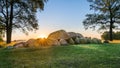 Dutch typical megalith stones in Drenthe