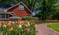 Dutch village in Pella, Iowa Royalty Free Stock Photo