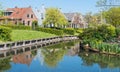 Dutch village in springtime Royalty Free Stock Photo