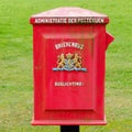 A Dutch vintage postbox Royalty Free Stock Photo