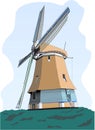 Dutch wind mill