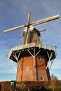 Dutch windmill Royalty Free Stock Photo