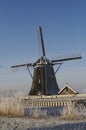 Dutch windmill Royalty Free Stock Photo