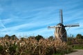 Dutch Windmill in Autumn Colors Royalty Free Stock Photo