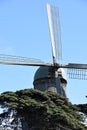 Dutch Windmill at Golden Gate Park in San Francisco Royalty Free Stock Photo