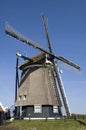 Dutch Windmill Noordermolen, village Akersloot