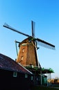 Dutch windmill, symbol Royalty Free Stock Photo