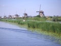 Row of windmills Royalty Free Stock Photo