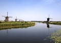 Dutch windmills in Kinderdijk 6 Royalty Free Stock Photo